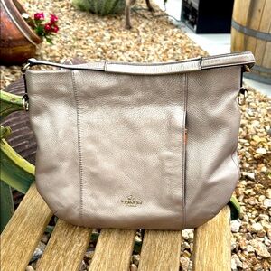 Coach Silver Leather Women's Bag